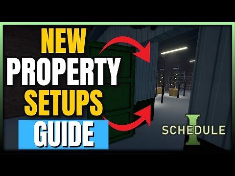 Best Setups For The New Storage Unit Stash & Dash Property In Schedule 1 | New Update Full Guide