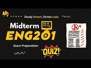 ENG201 Midterm Preparation | Midterm | Quiz Preparation | ENG201 | Important Quiz | 100% Marks |