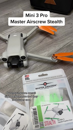 Enhance Your DJI Mini 3 Pro with Master Airscrew Stealth Propellers
