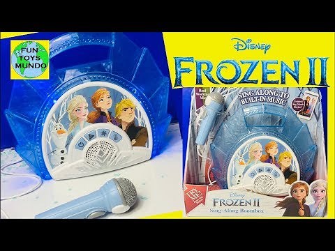 Disney Frozen 2 NEW Toy! Sing-Along Boombox