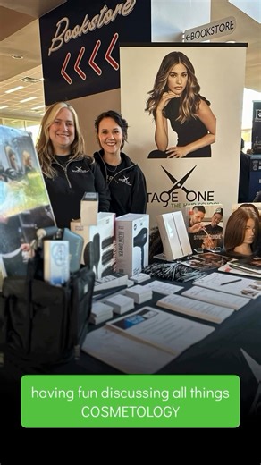 Where beauty meets creativity and education meets passion. 🖤📚✂️ #CosmetologySchool #PivotPoint #LearnForward (🎥: @stageonethehairschool) | Pivot Point International