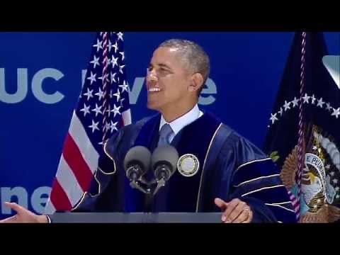 President Obama at UC Irvine Commencement 2014