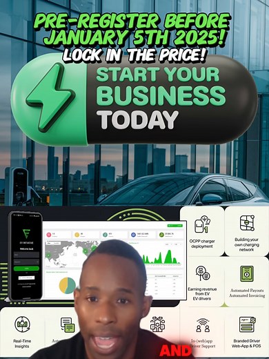 🌐 Transform Your Career with EV Initiative Academy's Masterclass! 🌐 Step into the EV industry with confidence. Our EV Charging Masterclass is designed to guide you through building a successful EV charging business. Benefits Include: Live Expert Guidance: Join bi-monthly sessions and Q&As with our founders. Engaged Community: Network with like-minded EV entrepreneurs. Comprehensive Training: Learn every aspect from site selection to marketing. Business Tools: Utilize our white-label management