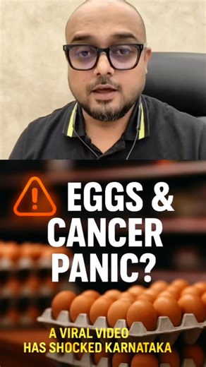 Jaseem Khan on Instagram: "Egg Cancer Scare Explained | Karnataka Govt Testing Underway #EggControversy #EggSafety #KarnatakaNews #BengaluruNews #FoodSafety #PublicAwareness #FactCheck #HealthUpdate #ViralVideoTruth #NoPanic #Eggoz #IndiaNews #HuhuClub #StayInformed #urdutranslation #urdunews"