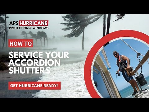 Hurricane Shutter Maintenance and Accordion Shutter Service