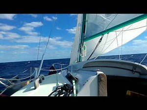 Sailing Westerly Pageant from Great Exuma Island to Long Island Bahamas