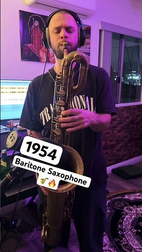 1954 “The Martin” baritone saxophone #barisax #baritonesax #saxophone #sax #ballad