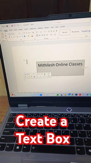 How to Create a Text Box in Microsoft Word? #shorts