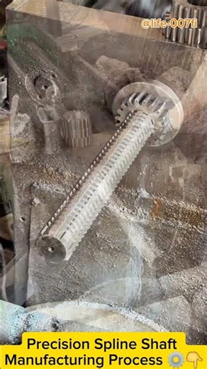 Precision Spline Shaft Manufacturing Process ⚙️