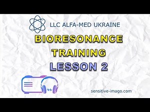 Sensitiv Imago bio resonance diagnosis and therapy machine. Training lesson 2