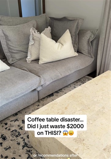 Dealing with a $2000 Coffee Table Dilemma