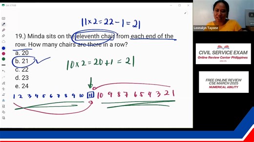 22K views · 565 reactions |  Civil Service Exam Review 2025: Numerical Ability by Coach Leonalyn!  Enrollment is now open for Civil Service Exam Intensive Coaching via ZOOM. Limited slots available, so don’t wait to secure your spot!  Message us for inquiries and more details. Let’s make your dreams a reality—see you there, future CSE Passer! ❤️ | ORC Online Review PH | Facebook