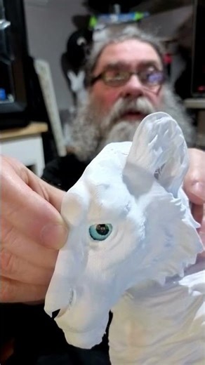 THAT WILL WORK (Flying Snow Cat Project)#3dprinting #shortvideo #diy #viral #animals #stl #taxidermy