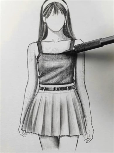 How To Draw a Woman Tutorial ✏️ . . . #sketch #howtodraw #drawingforbeginners #artistsoftiktok #pencildrawings