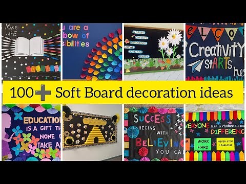 100 ➕ Soft Board decoration ideas for Schools 2025🔥