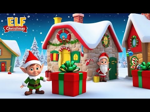Baby Elf Delivers Santa’s Gifts 🎅🧝‍♂️🎁 | 3D Animated Nursery Rhyme for Kids