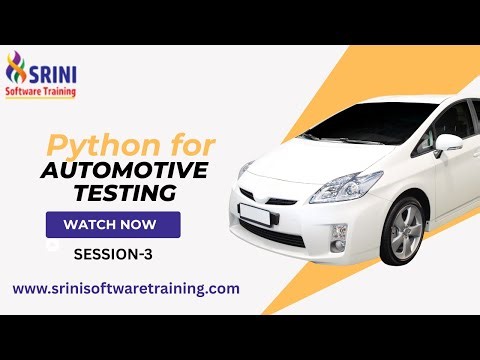 PYTHON for AUTOMOTIVE TESTING SESSION-3