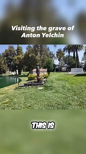 Visiting the grave of actor Anton Yelchin at Hollywood Forever Cemetery in Hollywood, California. #hollywoodforever #cemetery #famousgraves #hollywood #cemeterywandering | Freyzel Productions