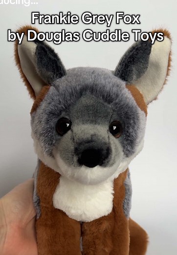 Frankie Gray Fox by Douglas Cuddle Toys 🐾 Find DOUGLAS in Australia, UK and Europe with Wonder Wolf Plush! Link in bio 🐺 #plushies #douglascuddletoys #essa #douglasdog #emotionalsupportstuffedanimal