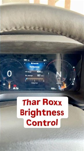 Thar Roxx Brightness Adjustment