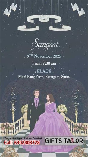 Romantic Floral Photo Slideshow Wedding Video Invitation | Multi-Event E-Invite