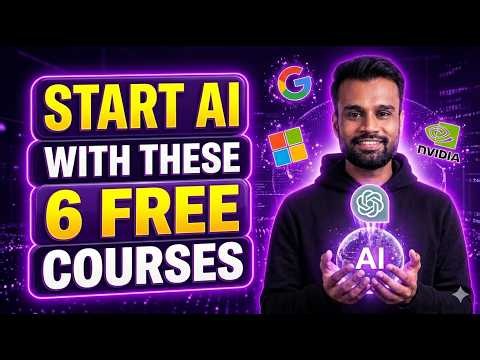 Top 6 Free AI Courses Every Student Must Learn in 2026 | AI Career Roadmap