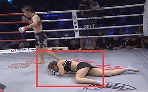 17战14胜中国张伟丽被激怒后，将对手一脚秒杀KO，脖子差点踢断了