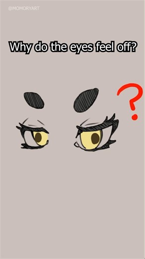 Where should the pupil go? #shorts #drawingtips #animeart #digitalart #momory摸摸哩