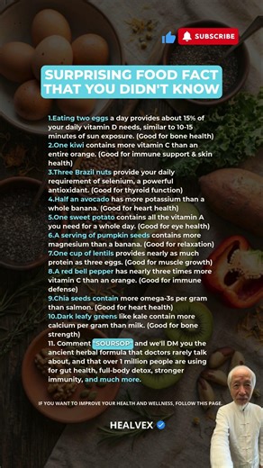 🍎 10 food facts that will change what you eat starting today. #longevity #wellnesstips