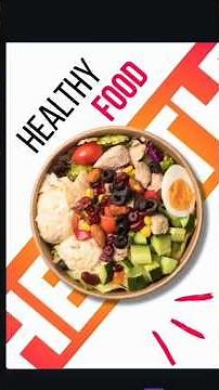 Easy Food Poster Design in Canva #canva