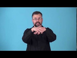 Watch how to sign 'reweave' in American Sign Language.