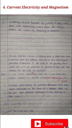 8th science chapter 4 question answerI current electricity and magnetism class 8 question and answer