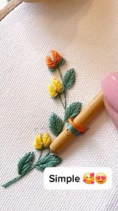 350K views · 5K reactions | Simple flower embroidery skills #embroidery #foryou #fbreelsfypシ゚viralシ #reelsvideoシ #fbyシvideo #reelsviralシ #fbpost2024 #reels #viral #trending | Embroidery Skills ideas | Facebook