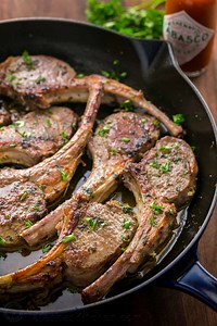 Garlic and Herb Lamb Chops (VIDEO)