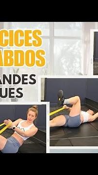 Ventre plat : 3 exercices efficaces avec bandes élastiques