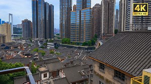 Street Walk in Chongqing’s Vertical Core – China 4K