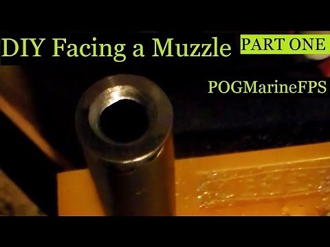 Facing & Crowning a Barrel by Hand DIY Easy Part 1