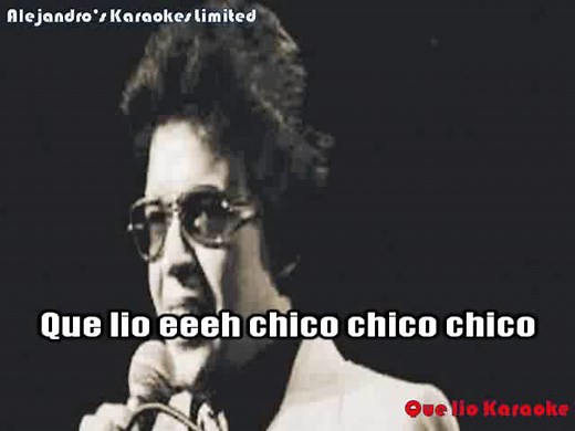 Hector Lavoe Que Lio Karaoke