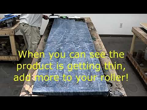 How to apply Stone Coat's Ultimate Top Coat Gloss! | KCDC Designs