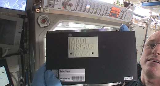 Open for Business: 3-D Printer Creates First Object in Space on International Space Station - NASA
