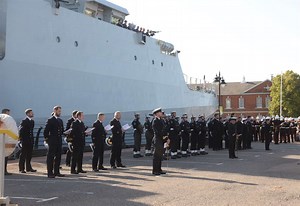 Navy's latest warship commissioned in 'hugely significant' ceremony