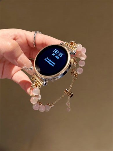 18mm, 20mm, 22mm Tiger's Eye Bracelet Straps With Adjustable Length, Compatible With Samsung Galaxy, , Compatible With Huawei, , And Other Brands – , Soft, And Breathable | SHEIN