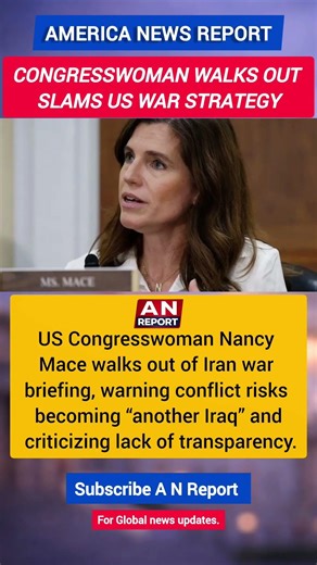 US Lawmaker Walks Out Of Iran War Briefing | “Another Iraq” Warning | A N REPORT