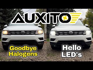 AUXITO LED Headlight Install Review | 2020 VW Tiguan TSI