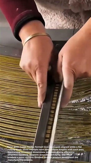 Simple Technique for Cutting Uniform Incense Sticks