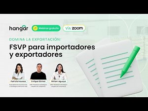 WEBINAR Domina la exportación | FSVP para importadores y exportadores