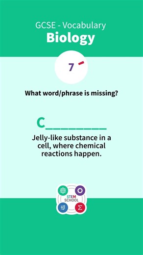 GCSE Biology Quiz - 1. #exam #edexcel #biology #aqa #ocr #gcse #gcsebiology