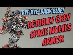 How to paint GREY POWER ARMOR (Space Wolves, Carcharodons, Retributors...)