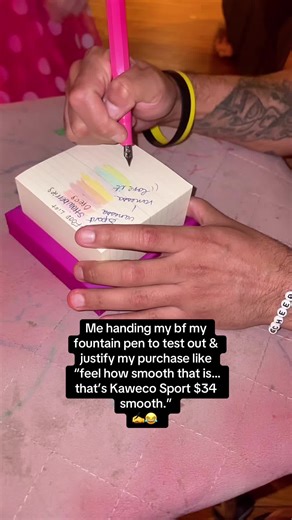 But why is his cursive better than mine? 😅 #junkjournal #plannertok #stationary #penaddict #fountainpens