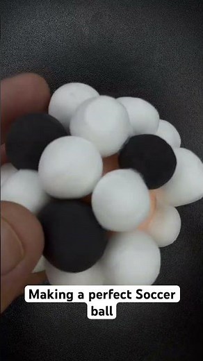 ⚽ Making a Ball from Clay Slime! 😍 Satisfying ASMR #shorts